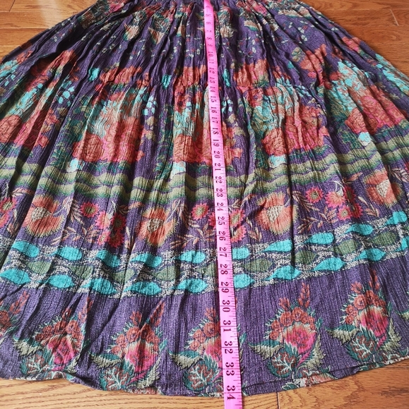 Gorgeous vintage boho floral skirt - Picture 7 of 7
